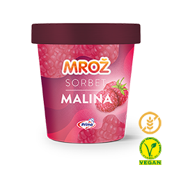 Mroz sorbet malina